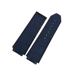 Replacement 25mm Rubber Leather Watch Band Strap For Hublot Big Bang