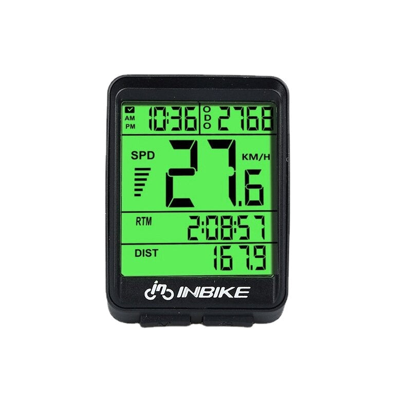 Bicycle Computer Backlight Wireless Waterproof MTB Bike Cycling Odometer Stopwatch Speedometer Watch LED Digital Rate