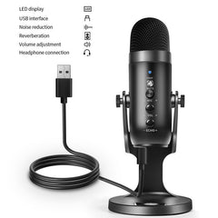 USB Condenser Microphone Gaming Streaming Podcasting Recording for Computer PC