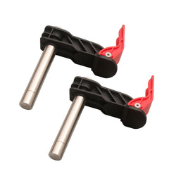 2-Pack 19mm/20mm Bench Dog Clamps for MFT Table & T-Track - Stainless Steel