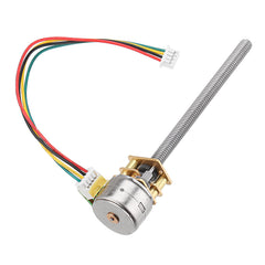 DC 5V 30RPM 15RPM 5RPM Stepper Motor Threaded Shaft Gear Motor With All-Metal Gearbox