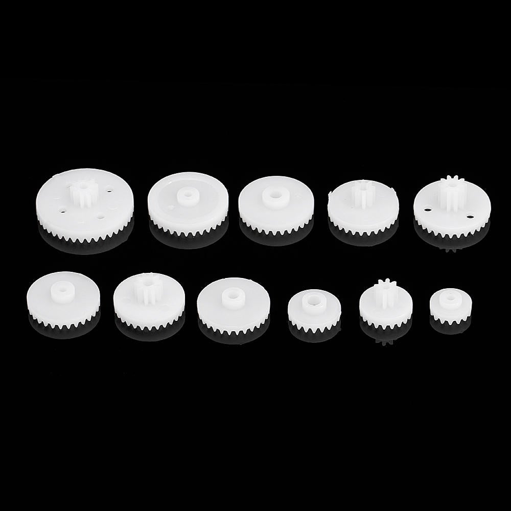 11pc 0.5 Module Plastic Crown Gear Kit Pulley Replacement Set