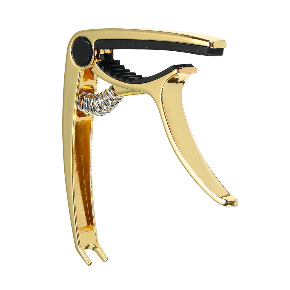 Guitar Capo for Electric Guitars and Folk Guitars Including Capo, Guitar Accessories, 2 in 1 String Winder