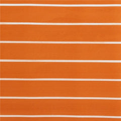 1200x2000x6mm EVA Foam Orange With White Line Teak Sheet Synthetic Boat Decking Floor Pad