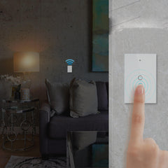 Smart Home Wall Touch Switch 1/2/3 Gang US Type Neutral Line Tempered Glass APP Remote Controller Work with Amazon Alexa 10A RF433+WIFI