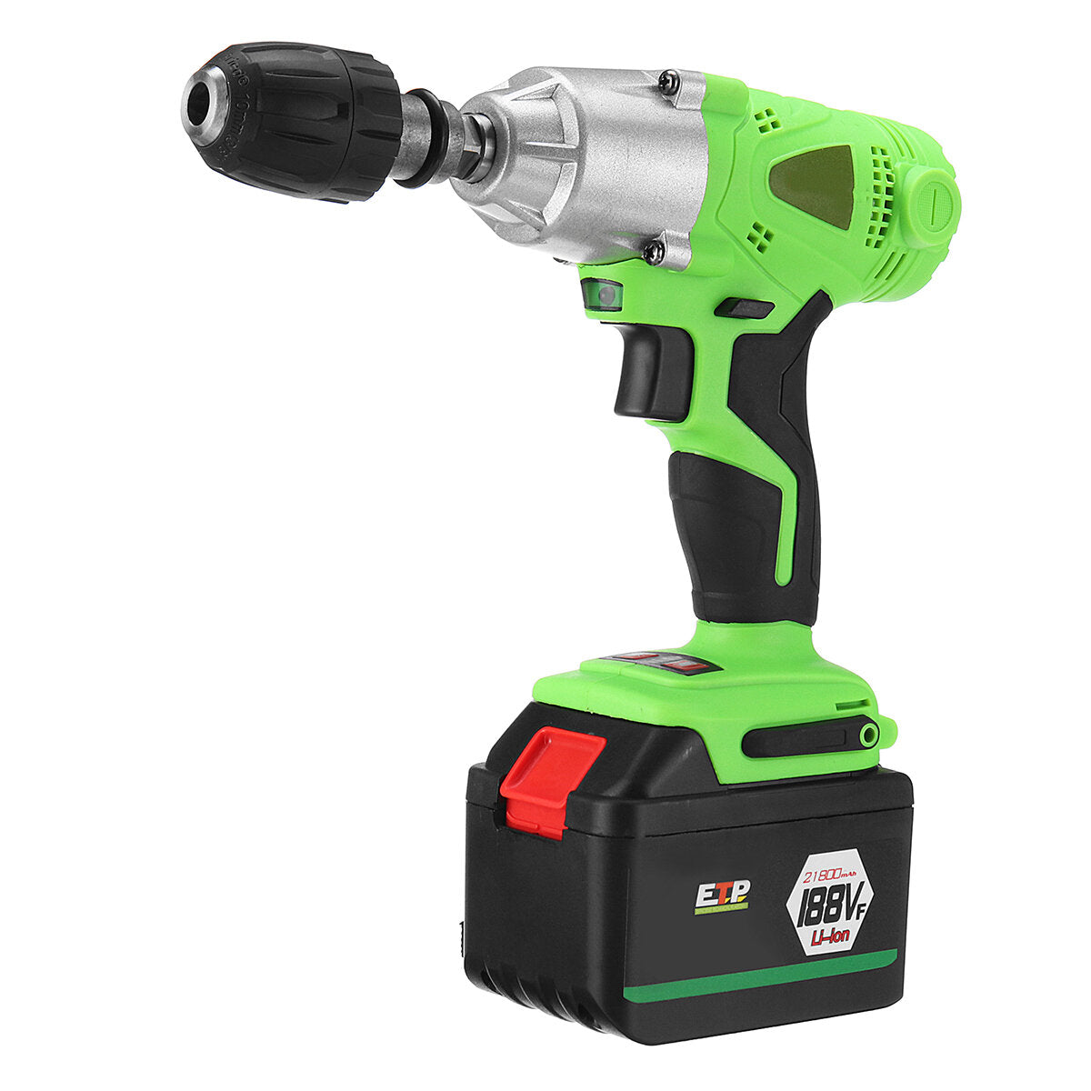 98VF/128VF/168VF/188VF Adjustable Cordless Brushless Electric Impact Wrench Screwdriver Drill LED Light