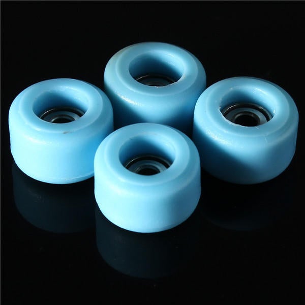 4pcs Fingerboard Urethane Bearing Wheels Set for Wooden Fingerboard