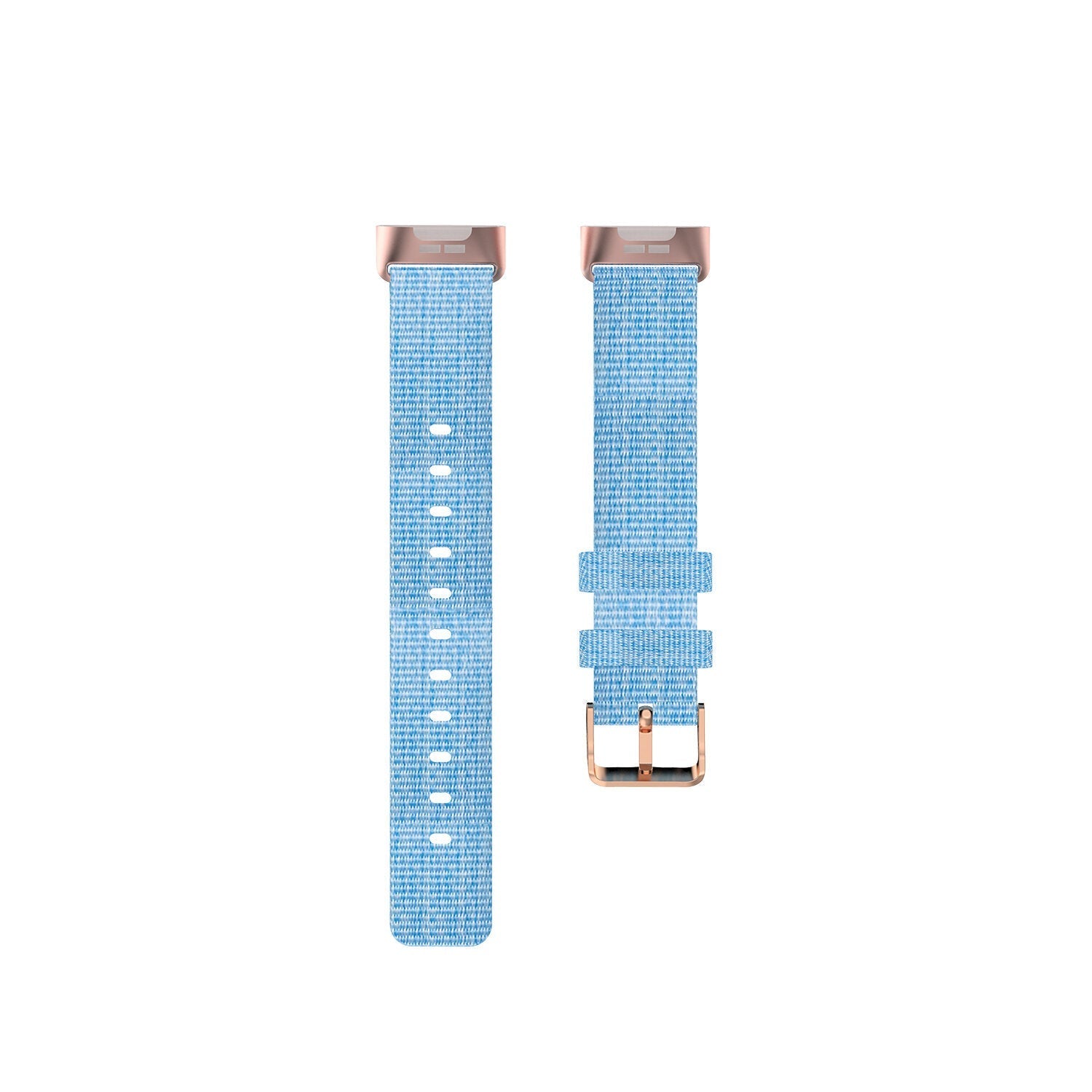 Canvas Woven Smart Watch Band Replacement Strap For Fitbit Charge 3/4