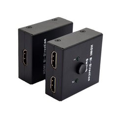 1080P Plug And Play HDMI Splitter Switch Two In and One Out Smart HDMI Bi-Direction Video Adapter