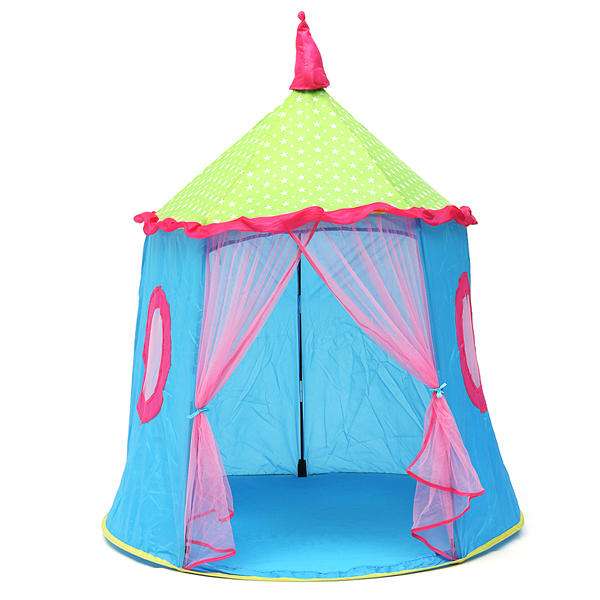 137 x 140CM Portable Princess Tent Indoor Outdoor Children Toy Mini Wigwam