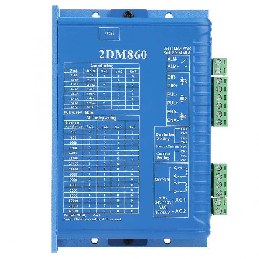 Stepper Motor Controller Driver 2 Phase Stepper Driver for CNC Router Engraving Machine