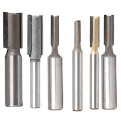 1/4 Inch Shank 1 Flute 2 Flute Straight Bit Woodworking Tools Router Bit for Wood Tungsten Carbide Endmill Milling Cutter