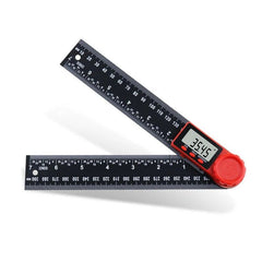 360° LCD Display Carbon Fiber Digital Angle Ruler Inclinometer Electron Goniometer Protractor Angle Finder Meter Measuring Tool