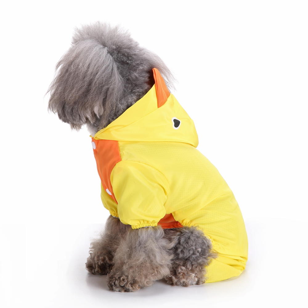 Dog Lovely Duck Aniamls Raincoat Dog Outdoor Jacket Waterproof and Comfurtable