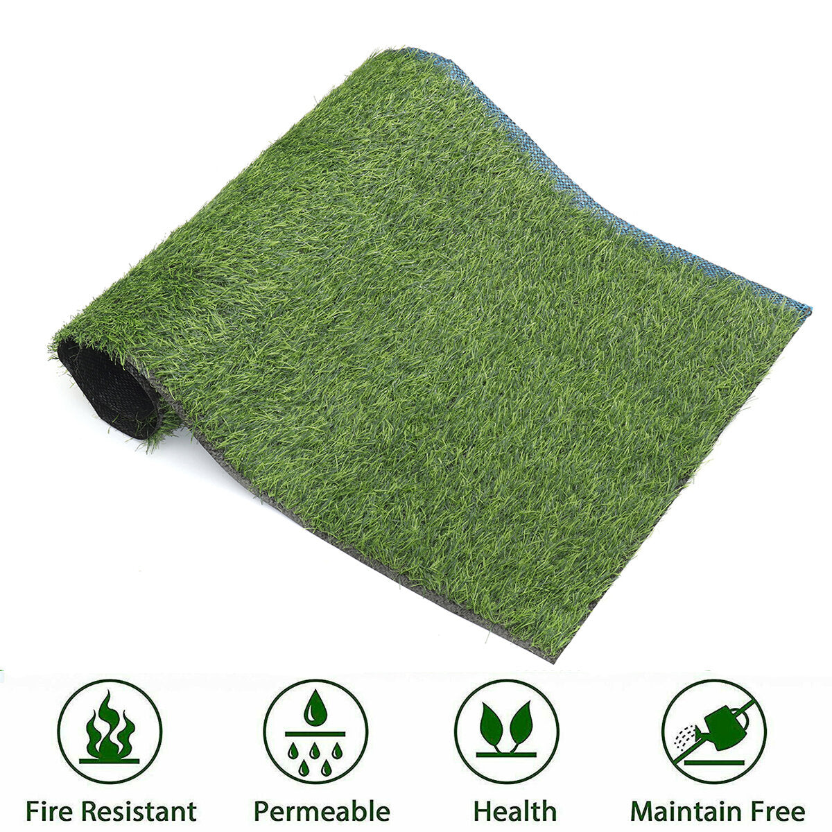 100*400cm Artificial Grass Outdoor Garden Turf Lawn Carpet Mat Landscape Pad For Home School Court Balcony Floor Decor