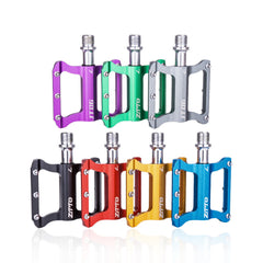 Aluminum Alloy Colorful Ultra-lightweight Anti-slip Durable 1 Pair Bicycle Pedals Mountain Bike Pedals Bike Accessories