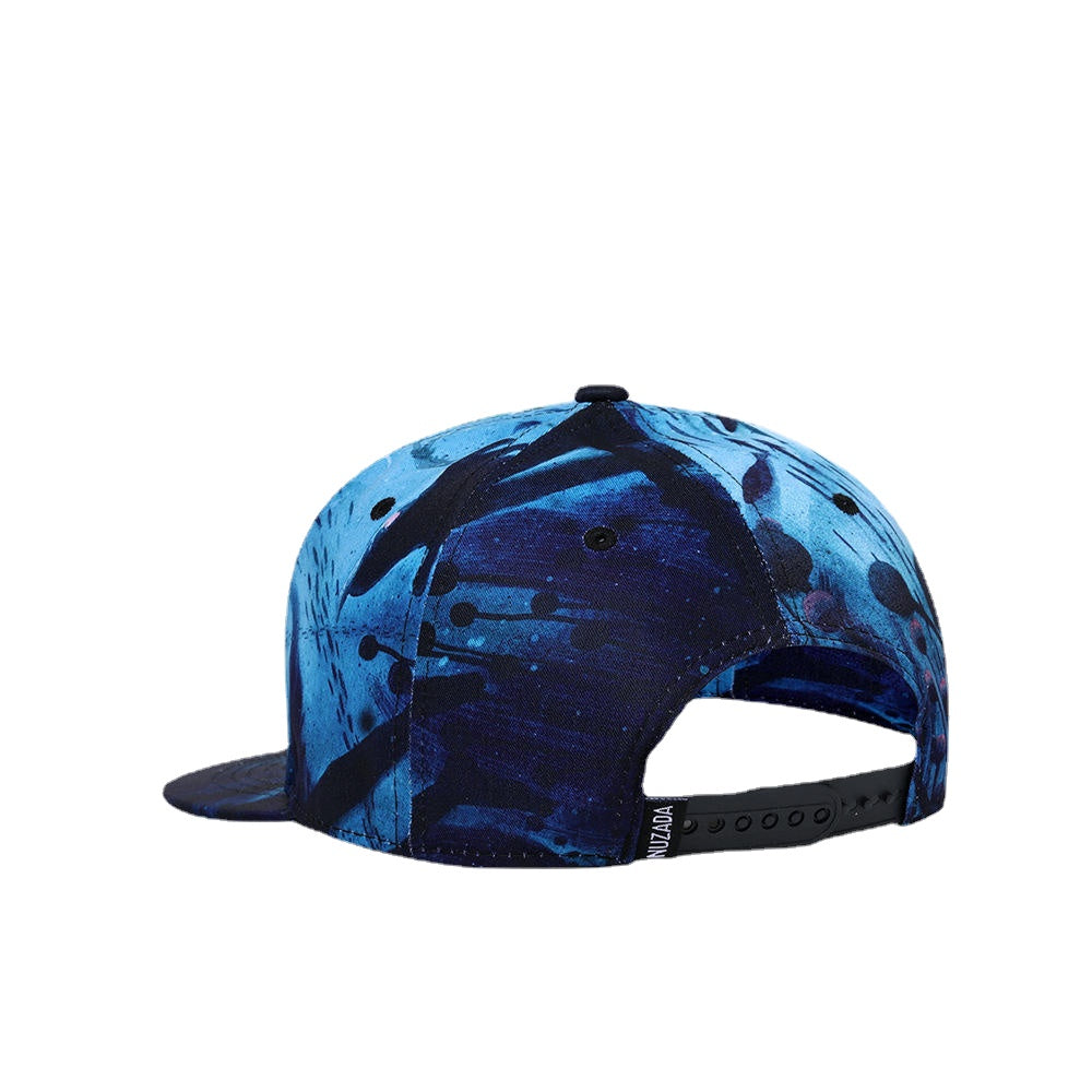 Baseball Cap Flat Brim Hat Hip-Hop Men Women Adjustable Cycling Bike Bicycle Hat