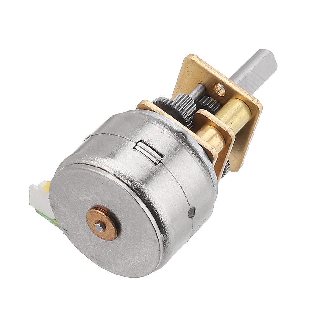 DC 5V 30RPM 15RPM 5RPM Stepper Motor Gear Motor with All Metal Gearbox