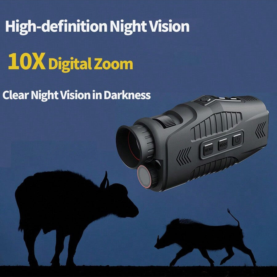 Portable HD Monocular Night Vision Device for Day and Night Use