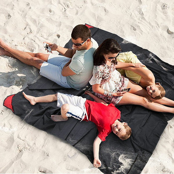 150cm Foldable Outdooors Playmat Travel Pocket Blanket Light Weight Portable Beach Picnic Mat