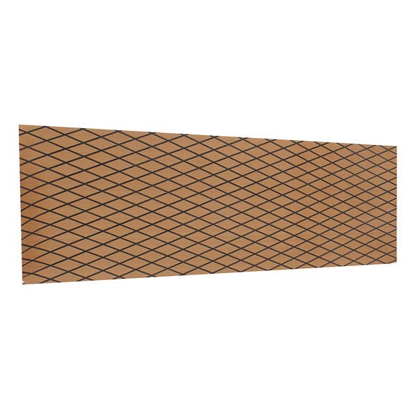 5mm/6mm 70x190cm EVA Foam Brown Black Rhombus Boat Flooring Faux Teak Sheet Pad