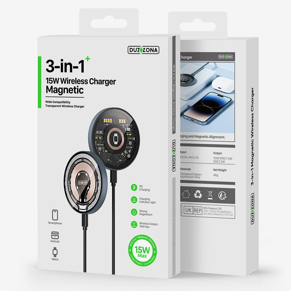 Fast Wireless Magnetic Charger for iPhone, Samsung, Hui, Xiaomi Qi Phones