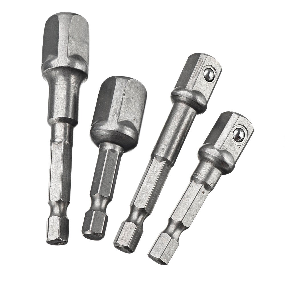 9pcs Screwdriver Extension Bar Adapter 1/4 Inch Shank Screwdriver Driver Socket Bit with Angle Driver