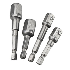 9pcs Screwdriver Extension Bar Adapter 1/4 Inch Shank Screwdriver Driver Socket Bit with Angle Driver