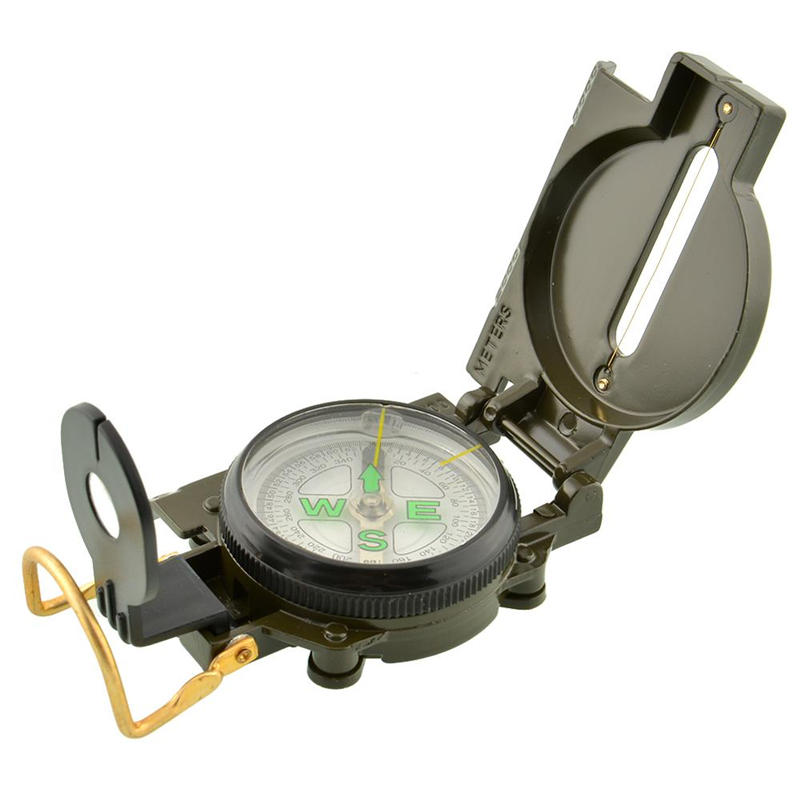 Waterproof Luminous Compass American Multi-functional Folding Pointer Guide 1:25000 Map Scale