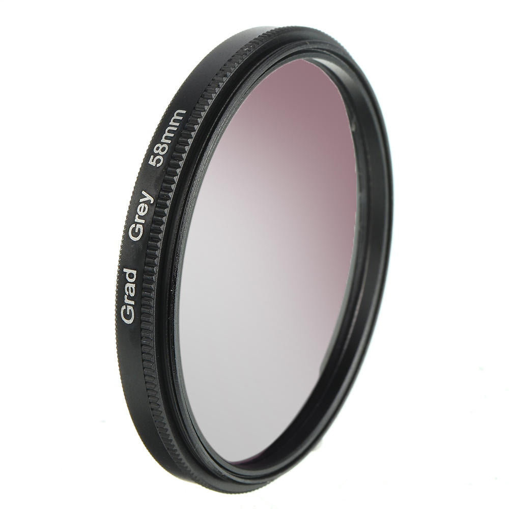 Grad Gradient Gray Lens Filter 49/52/55/58/62/67/72/77mm for Canon for Nikon DSLR Camera