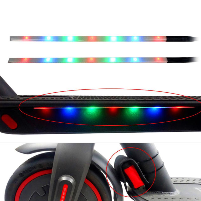 Colorful Strip Light For M365 / Pro Electric Scooter 3 Modes Scooter Chassis Light Night LED Strip Light