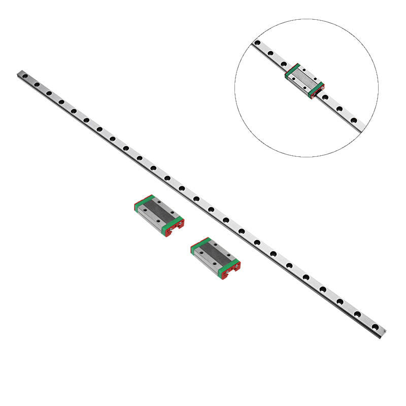 550mm MGN9 Linear Guide with 2pcs MGN9H Linear Rail Block CNC Tool
