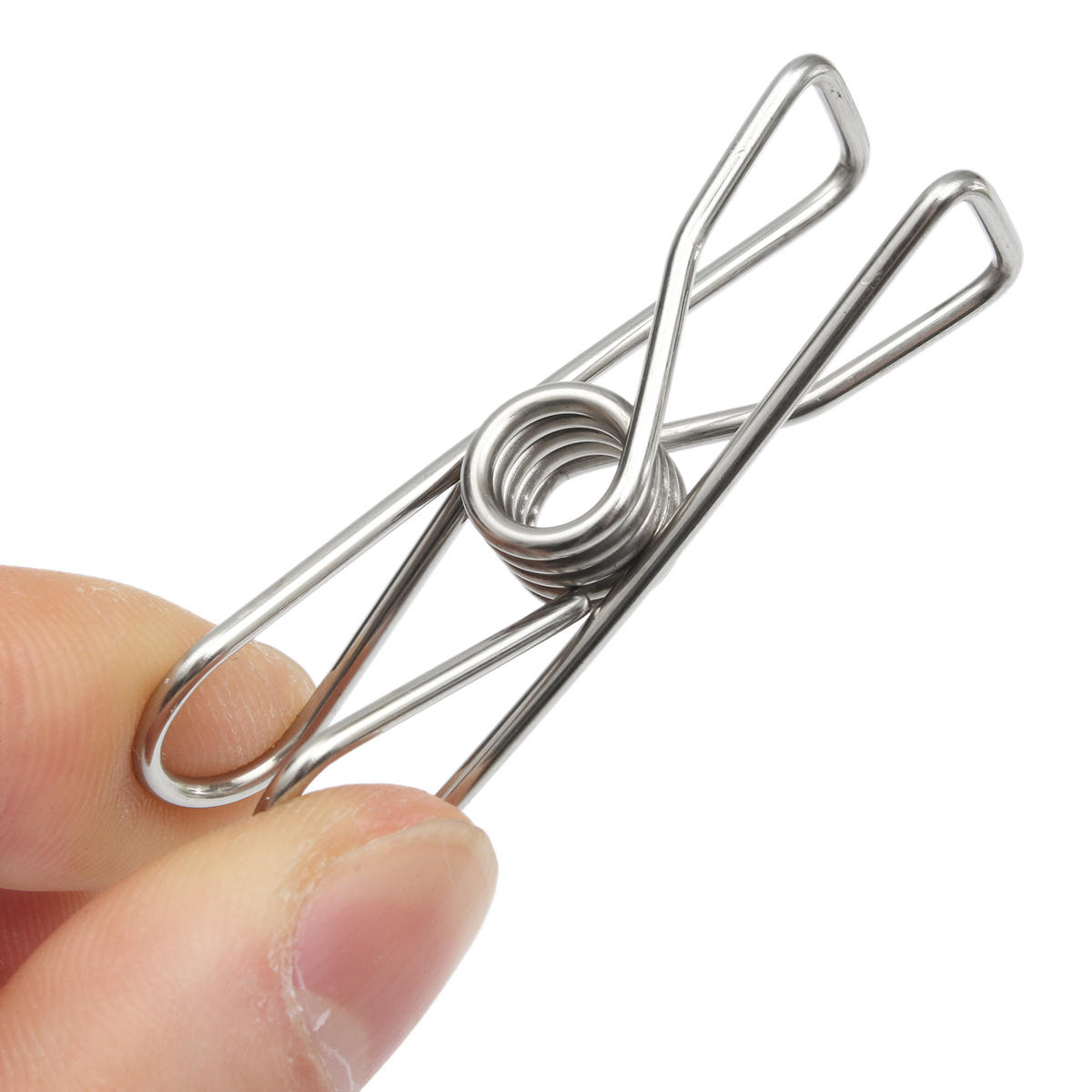 20Pcs Stainless Steel Clothes Pegs Metal Clips Hanger for Socks Underwear Towel Sheet