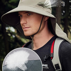 Sun Protection Cover Face Visor Outdoor Fishing Hat Summer Quick-drying Cap Breathable Hat Baseball Cap