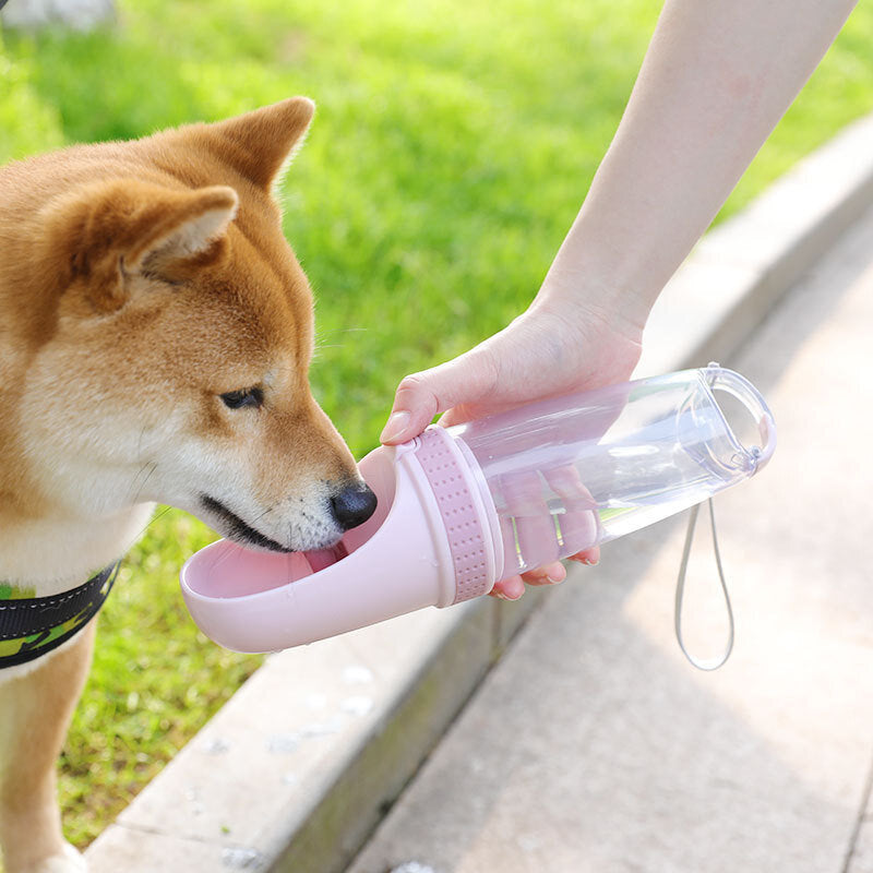 Pet Water Cups 350ML Accompanying Drinking Fountain-Blue/Green/Grey/White/Pink