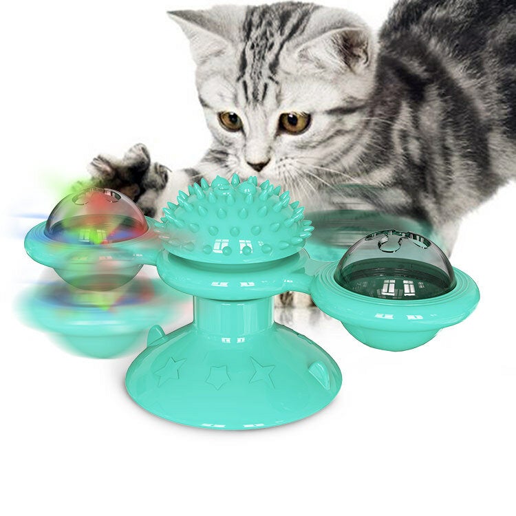 Soft Silicone Cat toxickle Toy With Suction Cup