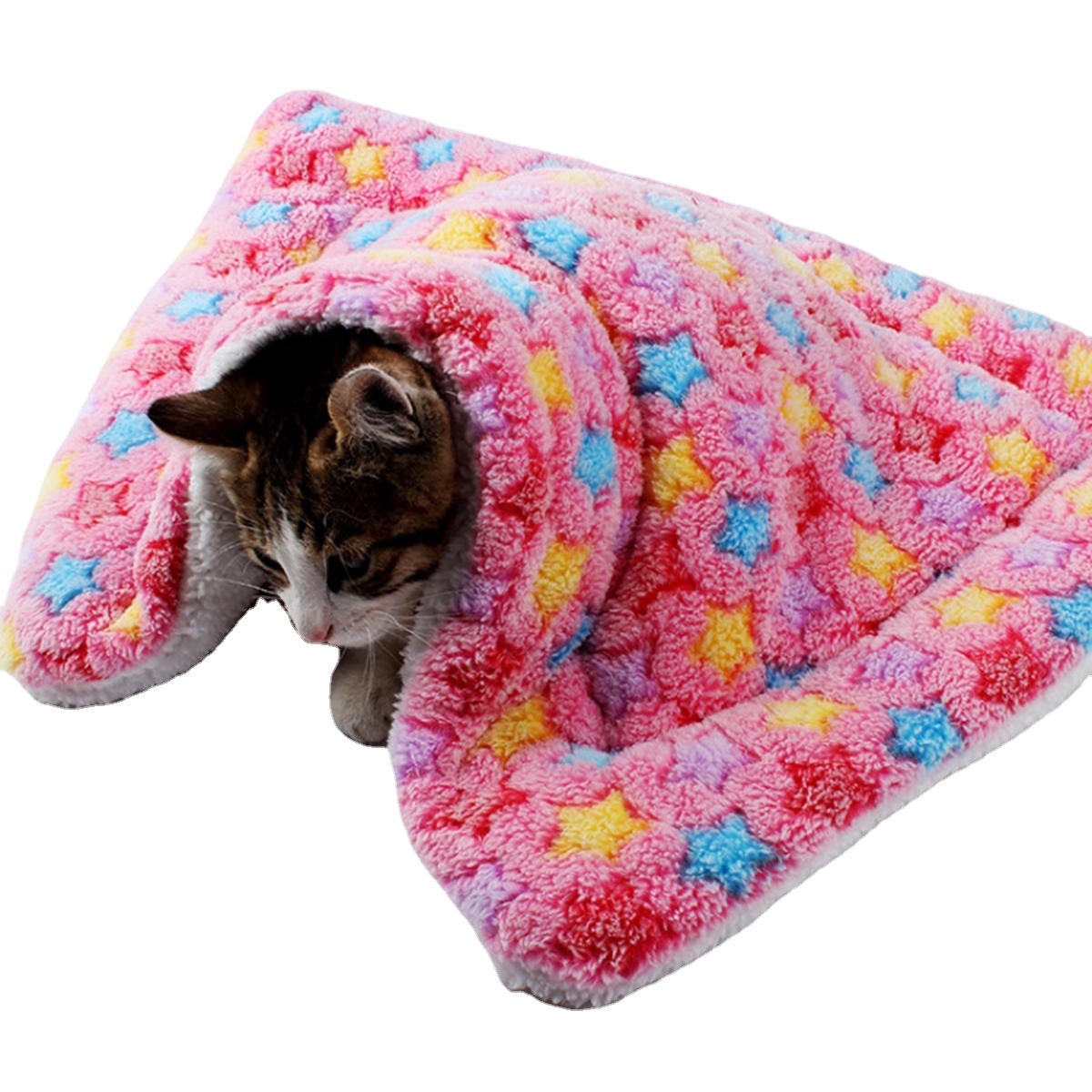 4 Sizes Soft Cosy Warm Fleece Pet Dog Cat Animal Blanket Velvet Bed Mat Cozy Pad Pet Mat