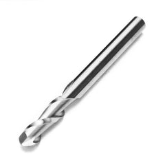 1/8 Inch Shank 2 Flute Carbide Ball Nose End Mill 8mm CNC Cutting Tool