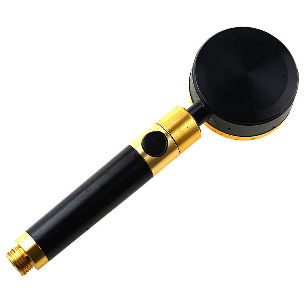360 Degree Rotating Space Aluminum Pressurized Shower Head with Stop Water Switch Handheld Sprinker
