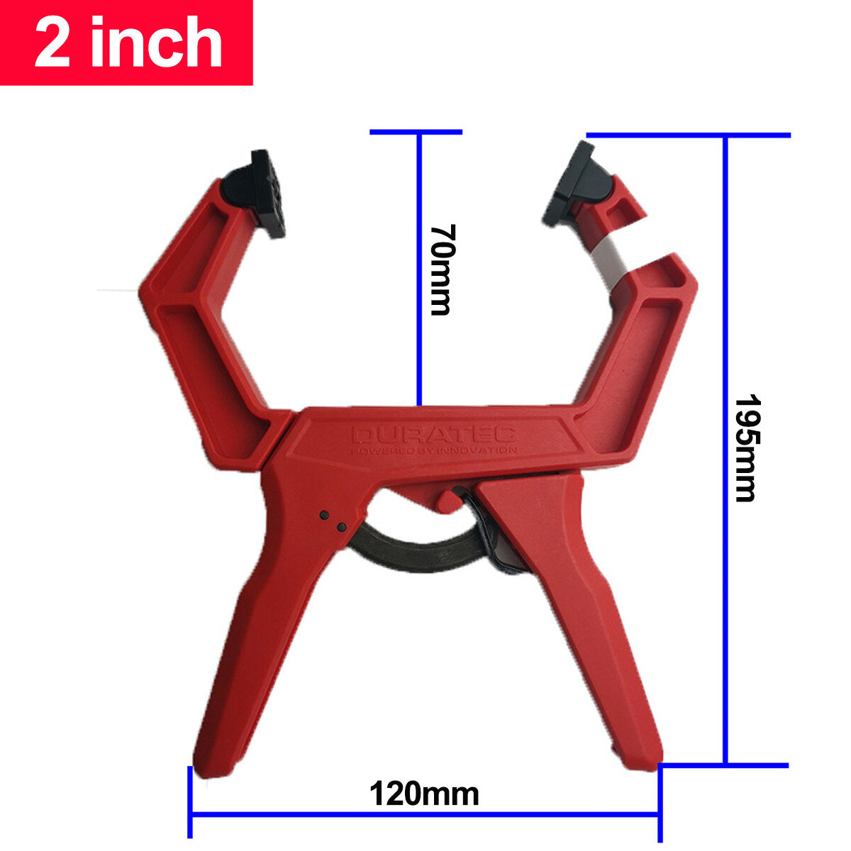 3/4" Quick Ratchet Carpentry Clamp - G-Shaped Woodworking & Photography Clip