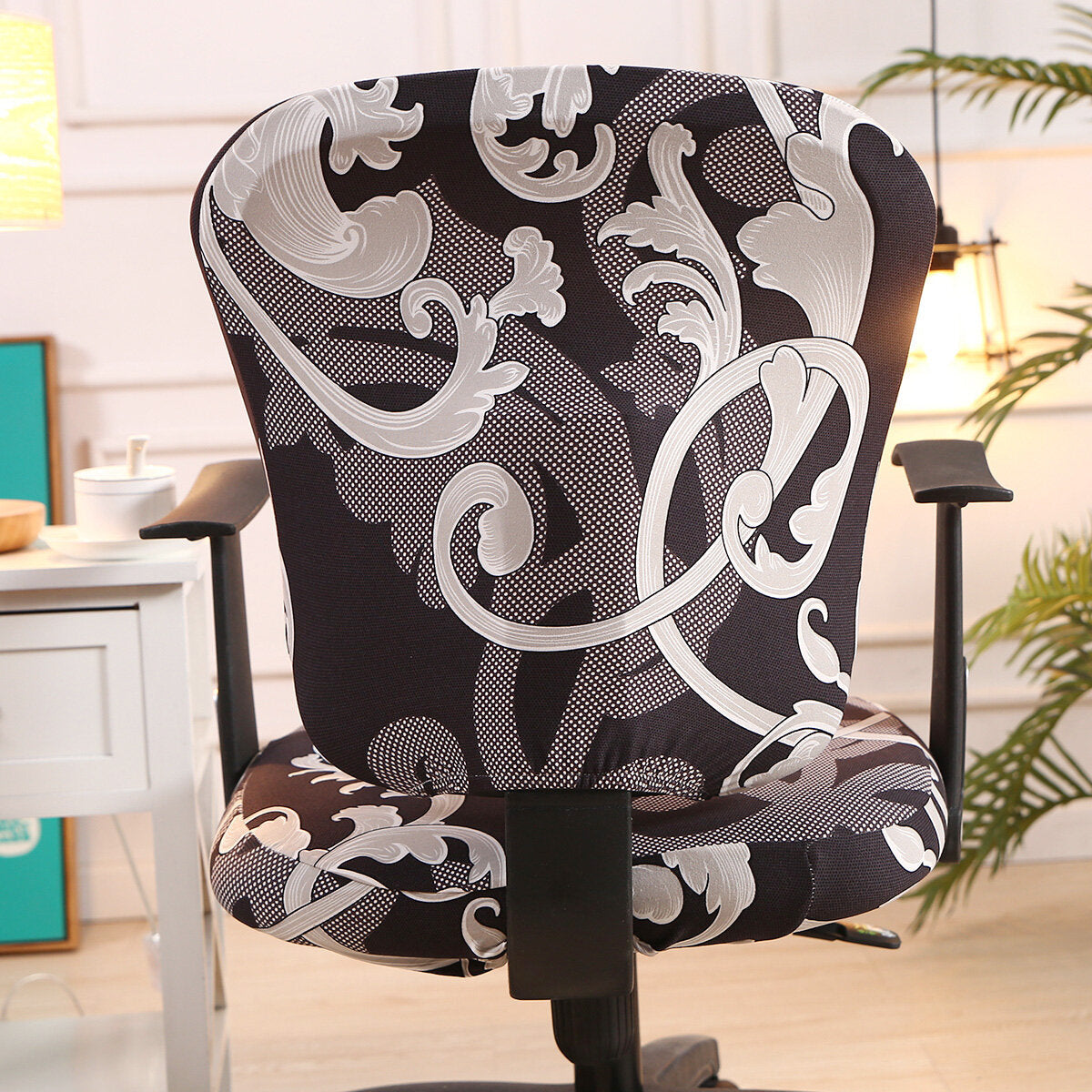 Office Chair Cover Elastic Computer Chair Cover Stretch Arm Chair Seat Cover