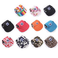 Summer Pet Dog Cute Print Cap Baseball Hat Small Dog Outdoor Hat Baseball Cap Pet Grooming Dog Hat Pets Accessories For Dogs Cats