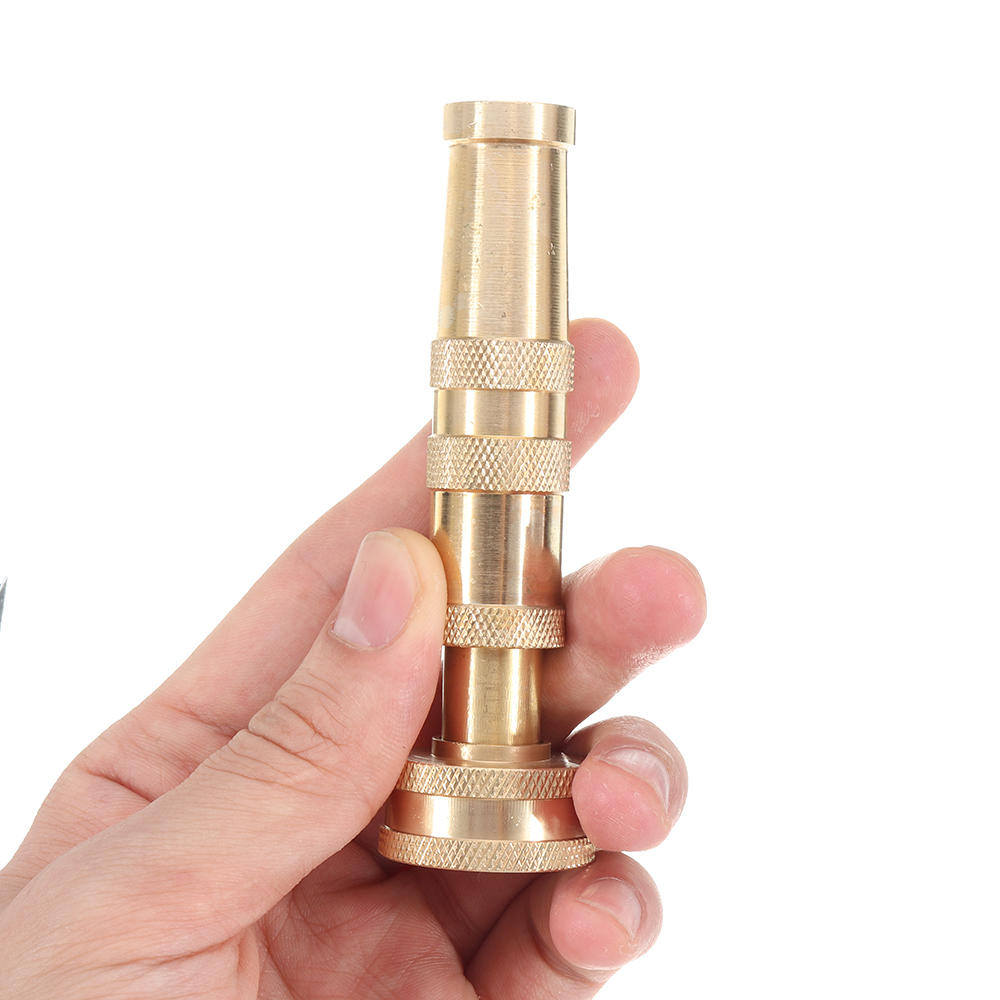 1/2'' NPTAdjustable Copper Straight Nozzle Connector Garden Water Hose Repair Quick Connect Irrigation Pipe Fittings Car Wash Adapter