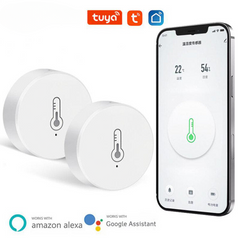Smart Home ZB 3.0 Wireless Temperature and Humidity Sensor Works with Alexa Google Home Assistant