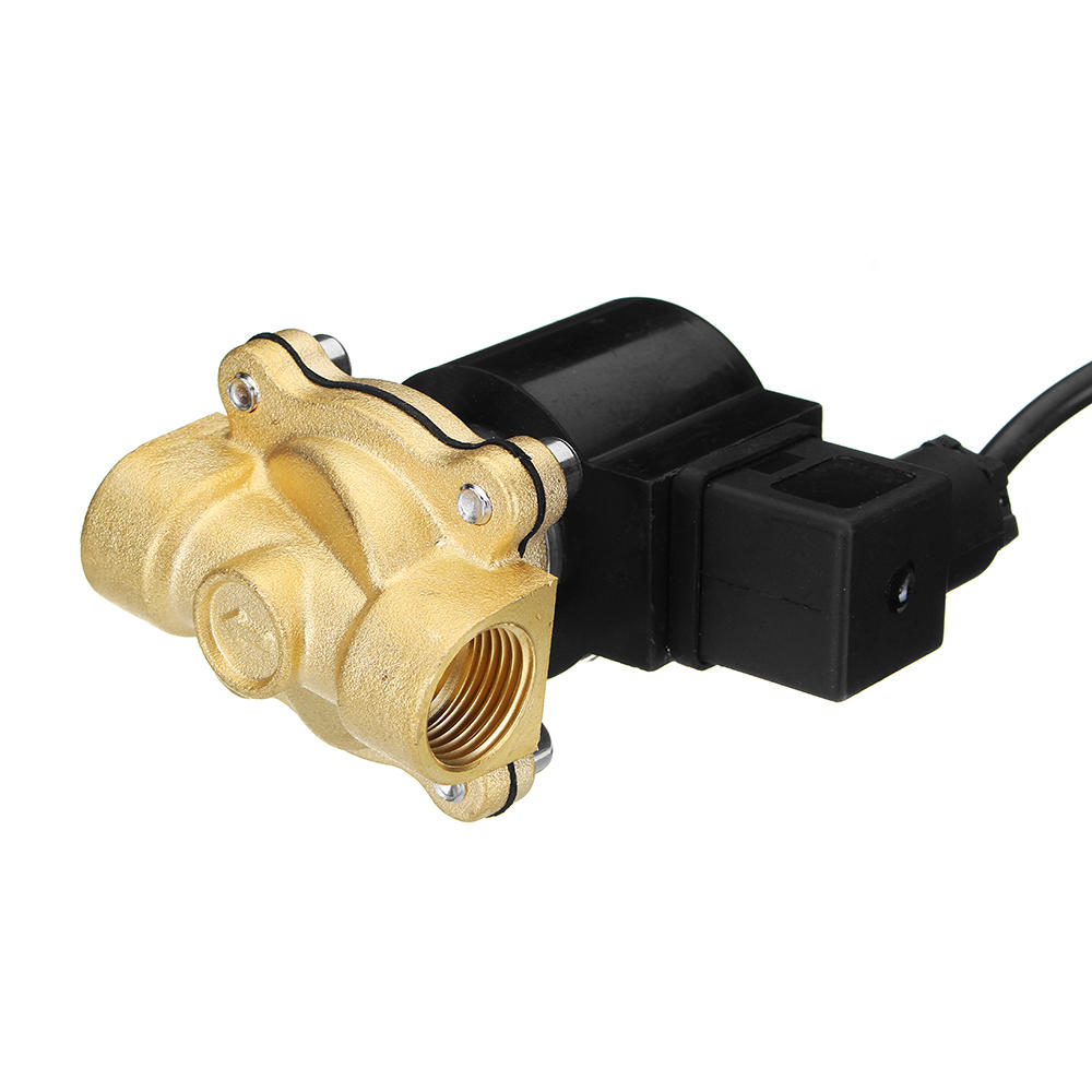 1/2" AC 220V Waterproof Brass Electric Solenoid Valve Music Water Fountain Valve