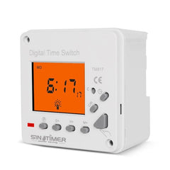 LCD Digital Display 7 Day Weekly Programmable 110V Timer Switch Time Relay Clock Controller with Backlight