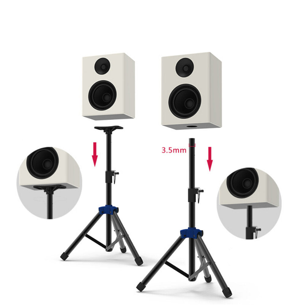 GSB-800 Portable 63cm-110cm Round Column Base Adjustable Surround Sound Speaker Display Stand