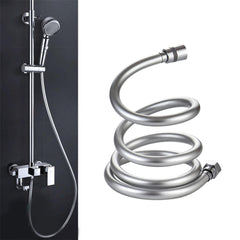1.5/2/3M 1/2'' PVC Smooth High Pressure Water Shower Hose 360 Degree Swivel Long Hose for Bath Handheld Shower Head