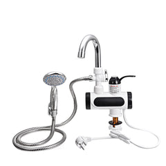 3000W Temperature Display Instant Hot Water Tap Tankless Electric Faucet Kitchen