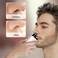 Electric Nose Hair Trimmer Shaver for Men & Women - Facial Hair Scissors & Cleaner